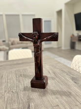 Load image into Gallery viewer, The Redeemer – Hand-Carved Wooden Crucifix