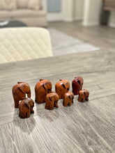 Load image into Gallery viewer, Safari Harmony – Elephant Carving Collection (8-Piece Set)