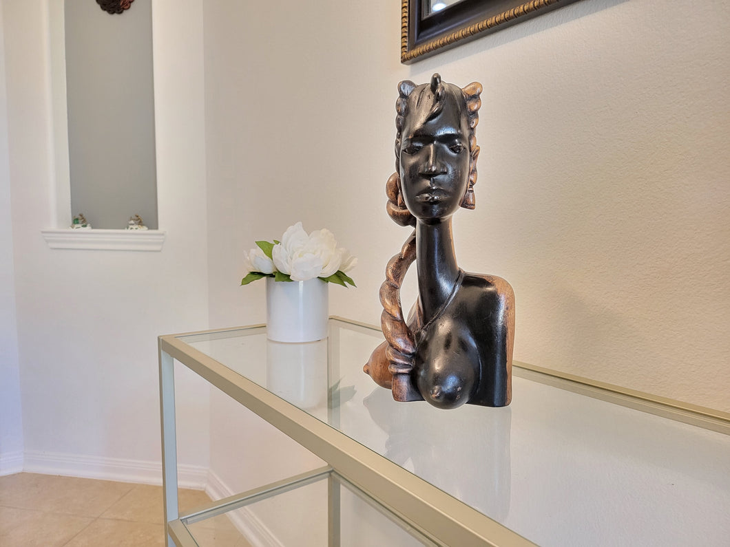 Shakara Woman - African Wood Sculpture