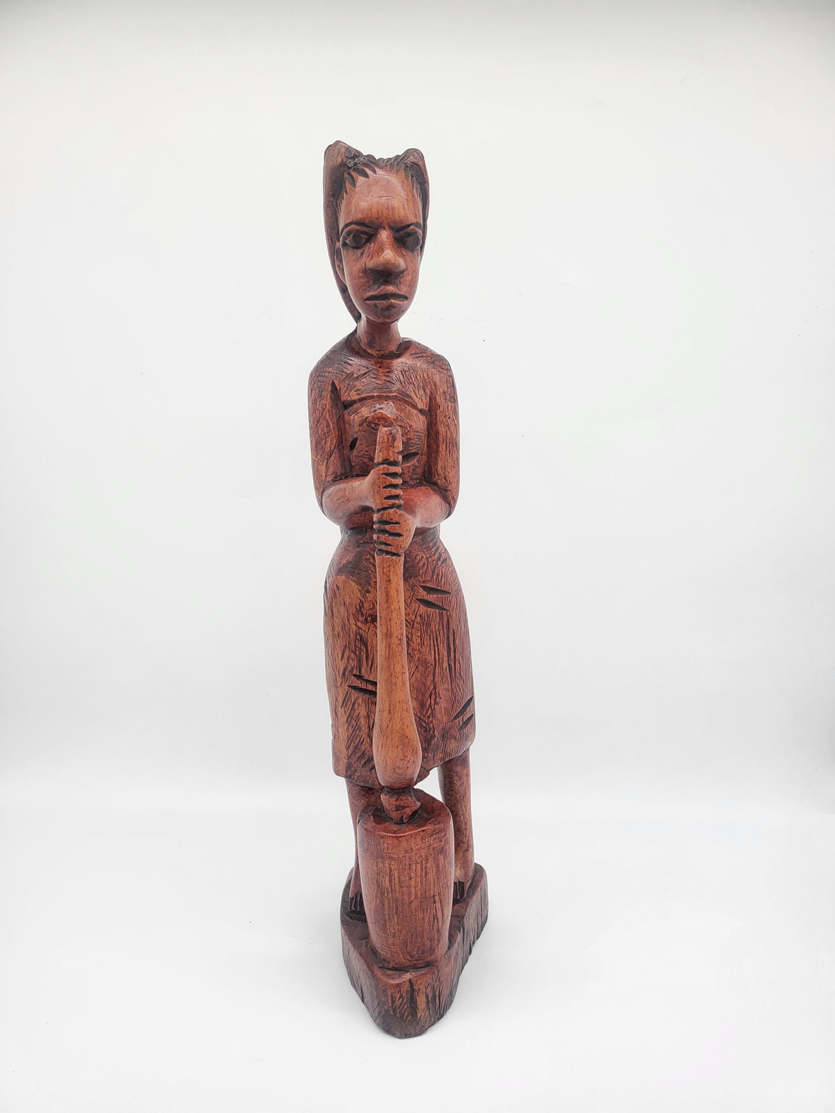 Egomma (Igbo – “A good and honorable daughter”)  -African Wood Sculpture