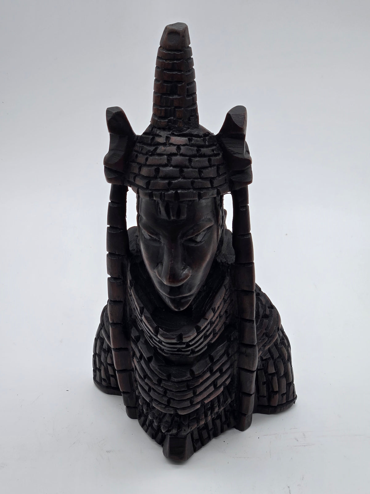Oba & Olori — Royal Pair Handcrafted African Wood Sculpture