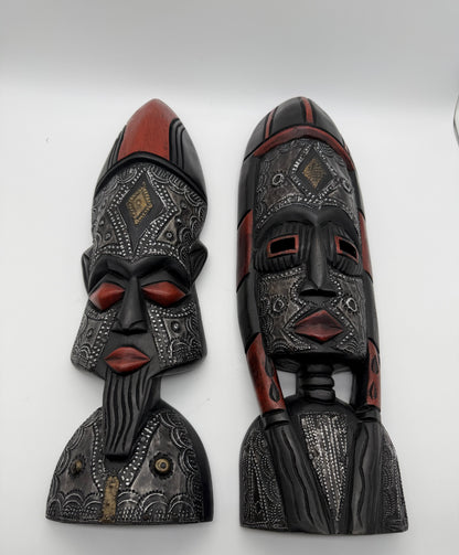 The Kinship Pair | Handcrafted African Wood Sculptures