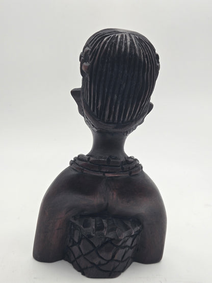 Oba & Olori — Royal Pair Handcrafted African Wood Sculpture