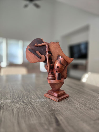 Afrobeats - African Wood Sculpture