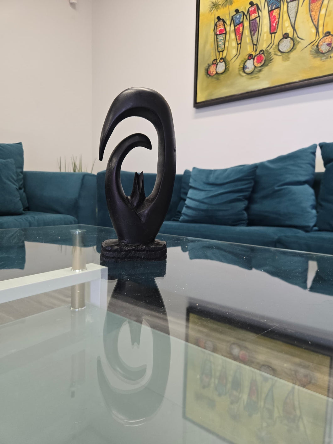 Ezinụlọ – The African Wood Family Sculpture