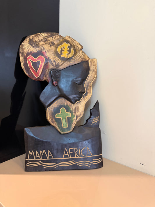 Rooted in Her — African Mother Figure Sculpture