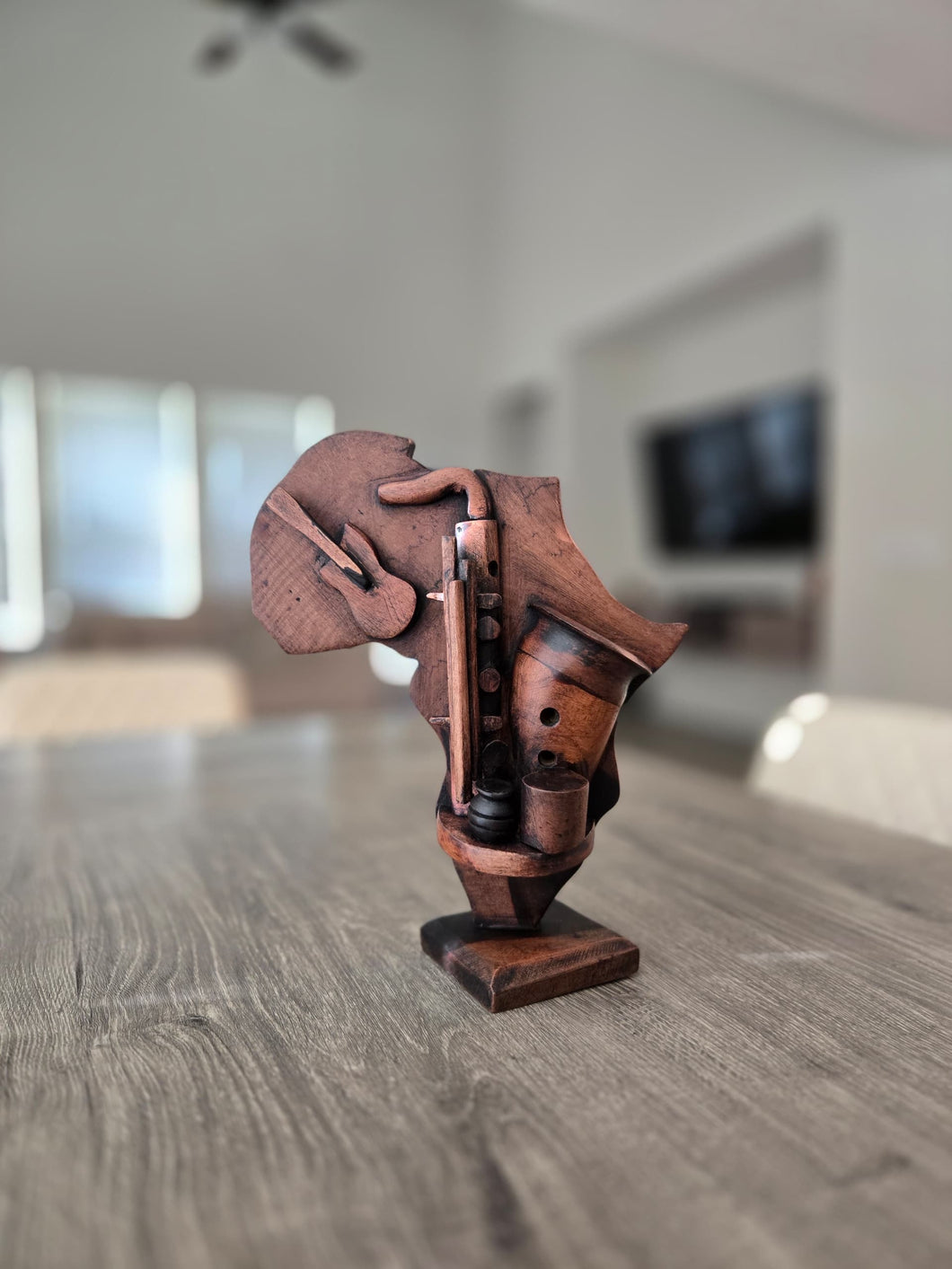 Afrobeats - African Wood Sculpture
