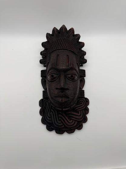 Benin King | Hand-carved African Wood Sculpture