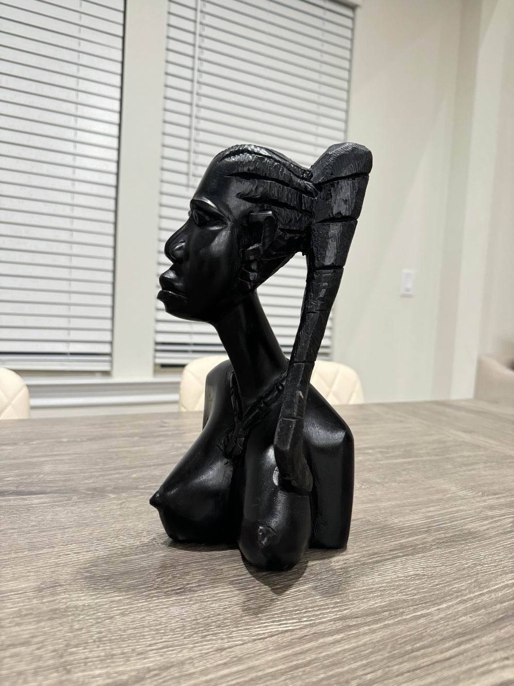 Erinma - Hand-Carved Wooden Bust