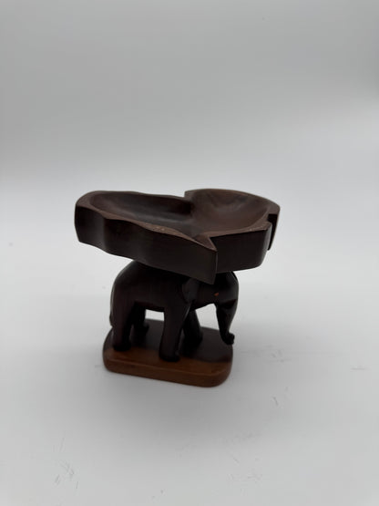Tembo | African wood Elephant Decorative Vessel