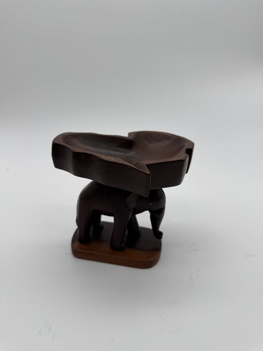 Tembo | African wood Elephant Decorative Vessel