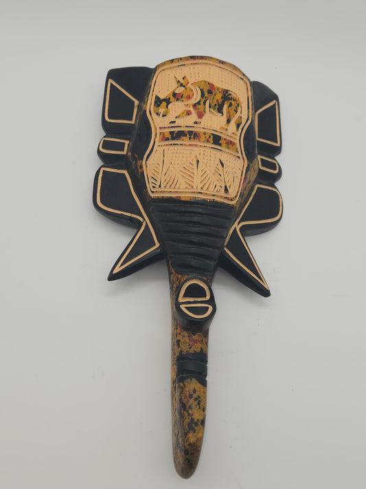 Jabali — Handcrafted African Elephant Wall Mask
