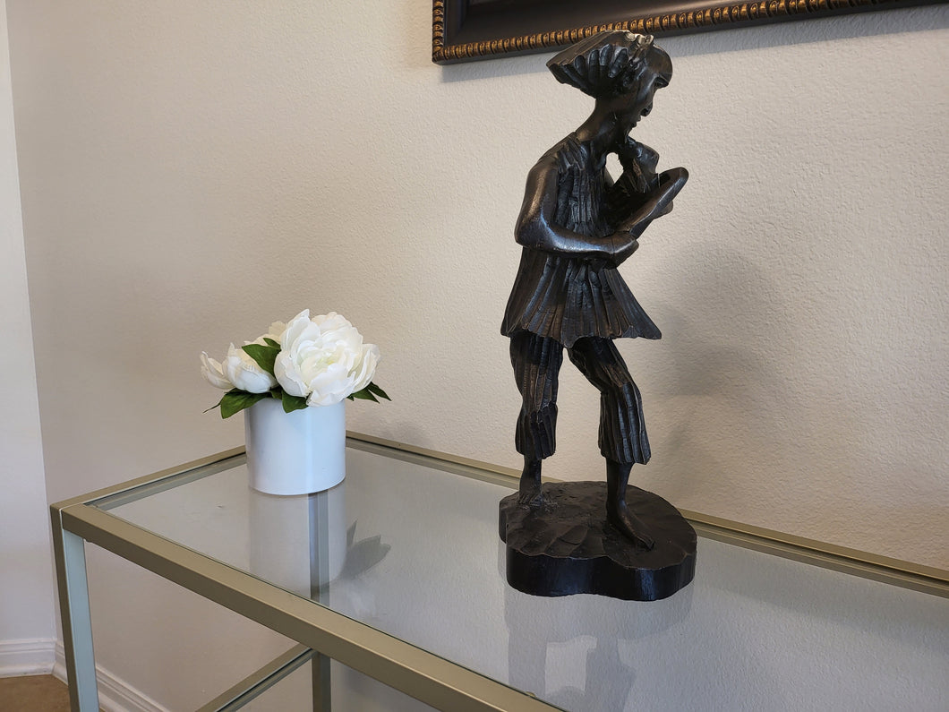 Onilu 3 - African Wood Sculpture