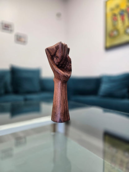 Amandla - Handcrafted African Wood Sculpture