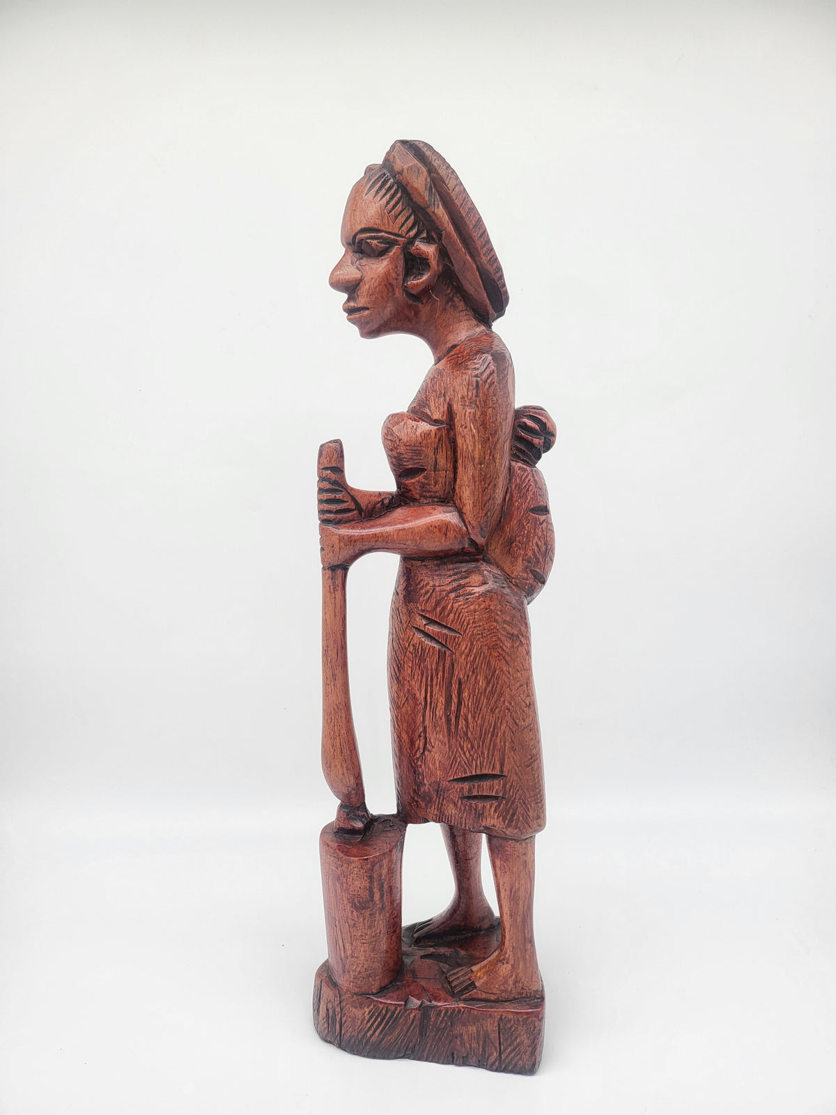 Egomma (Igbo – “A good and honorable daughter”)  -African Wood Sculpture
