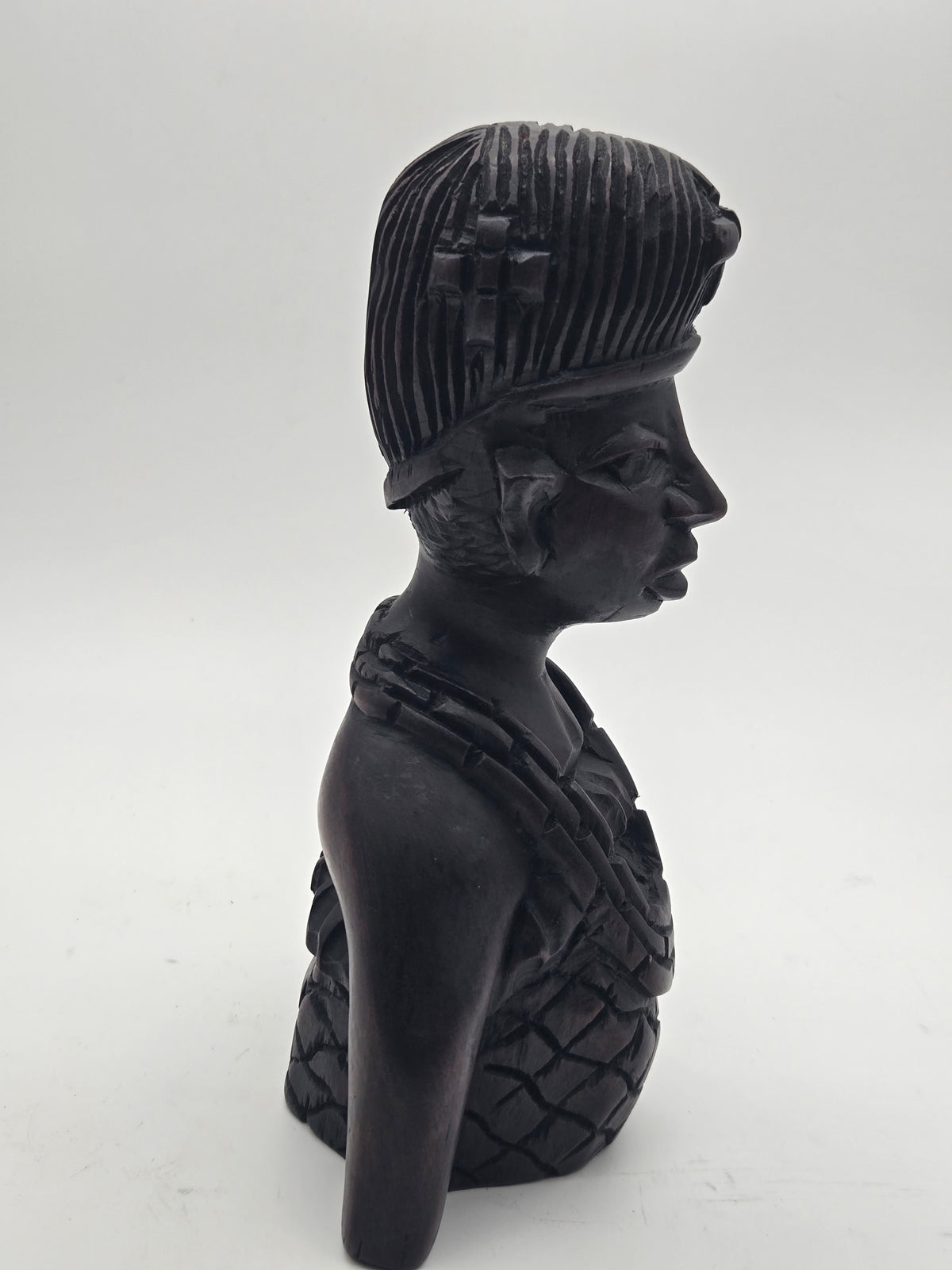 Oba & Olori — Royal Pair Handcrafted African Wood Sculpture