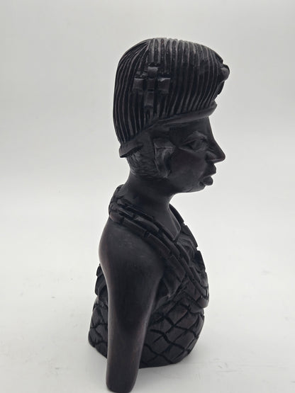 Oba & Olori — Royal Pair Handcrafted African Wood Sculpture