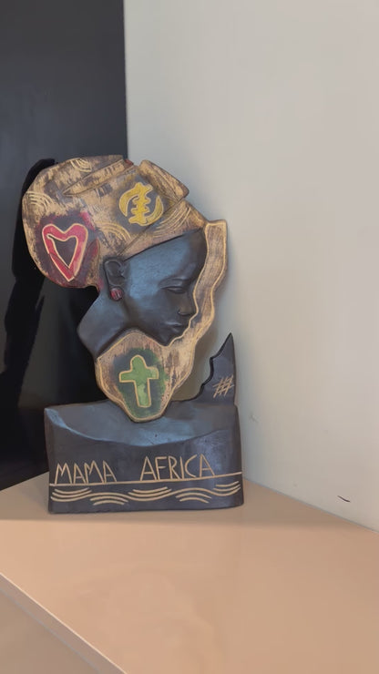 Rooted in Her — African Mother Figure Sculpture