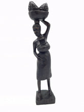 Load image into Gallery viewer, Ìyál&#39;ọ́jà - African Wood Sculpture

