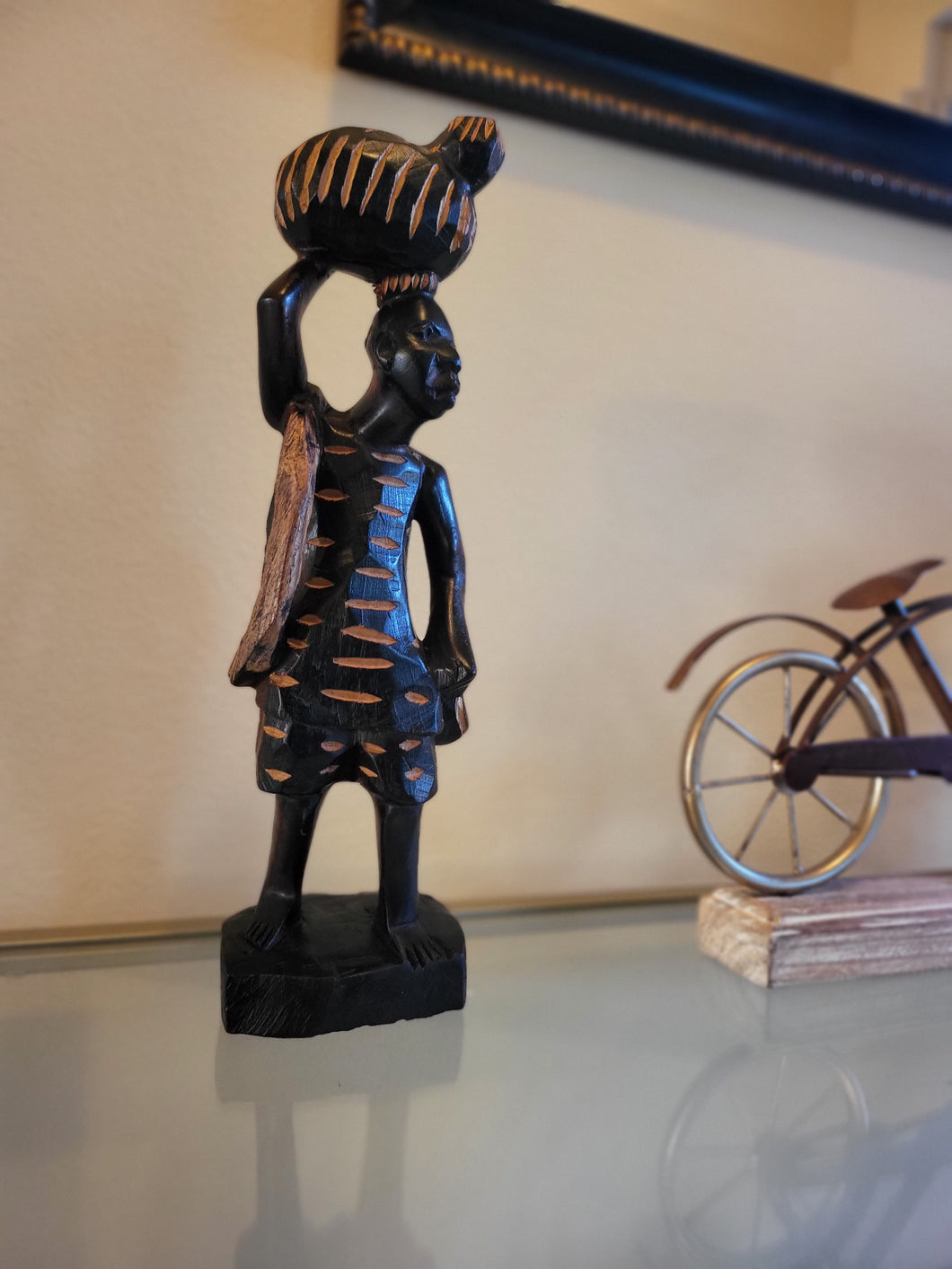 Onye Mmanya Nkwu - African Wood Sculpture