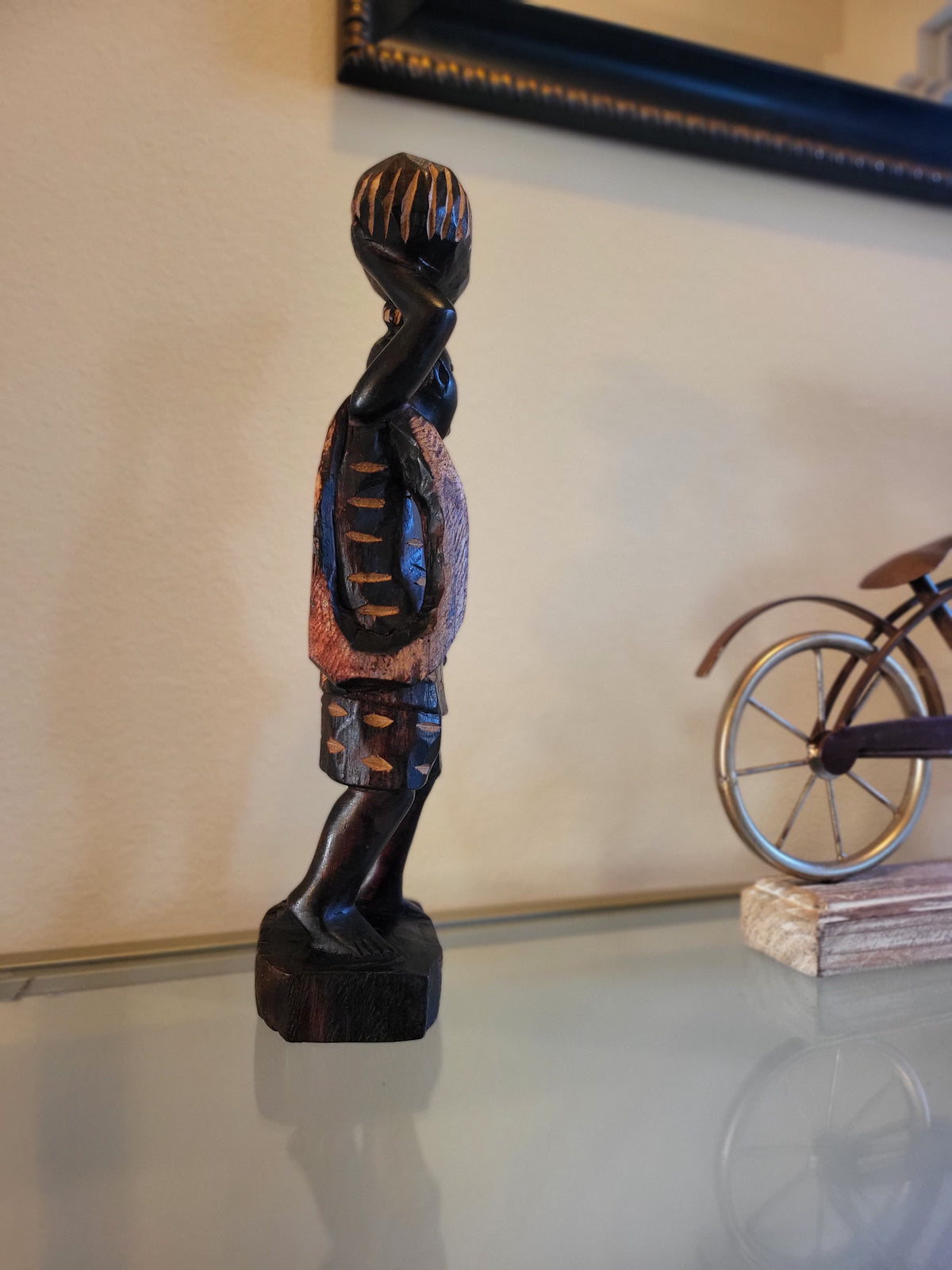 Onye Mmanya Nkwu - African Wood Sculpture