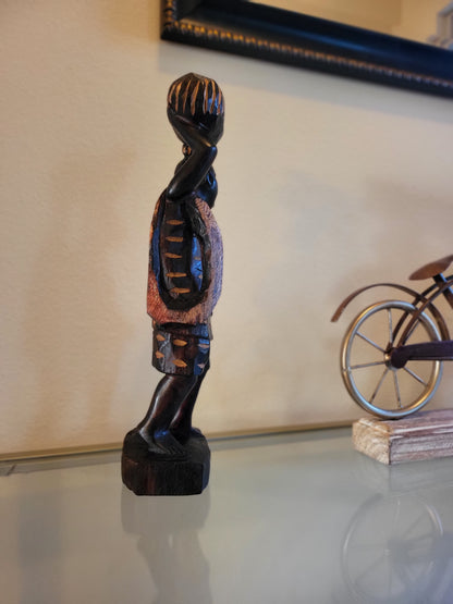 Onye Mmanya Nkwu - African Wood Sculpture