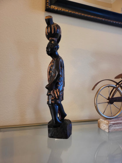 Onye Mmanya Nkwu - African Wood Sculpture