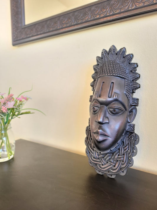 Benin King - African Wood Sculpture