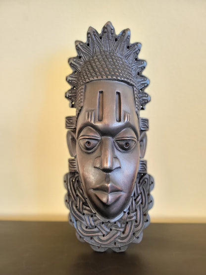 Benin King - African Wood Sculpture