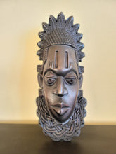 Load image into Gallery viewer, Benin King - African Wood Sculpture
