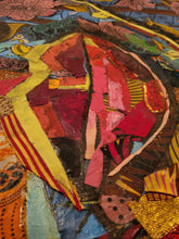 Load image into Gallery viewer, Omalicha - African Fabric Collage (57 x 50 in)
