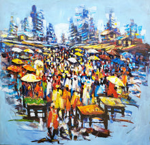 Load image into Gallery viewer, Oja - African Painting (60 x 60 in)
