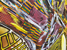 Load image into Gallery viewer, Gongo aso - African Collage Painting (55 x 40 in)
