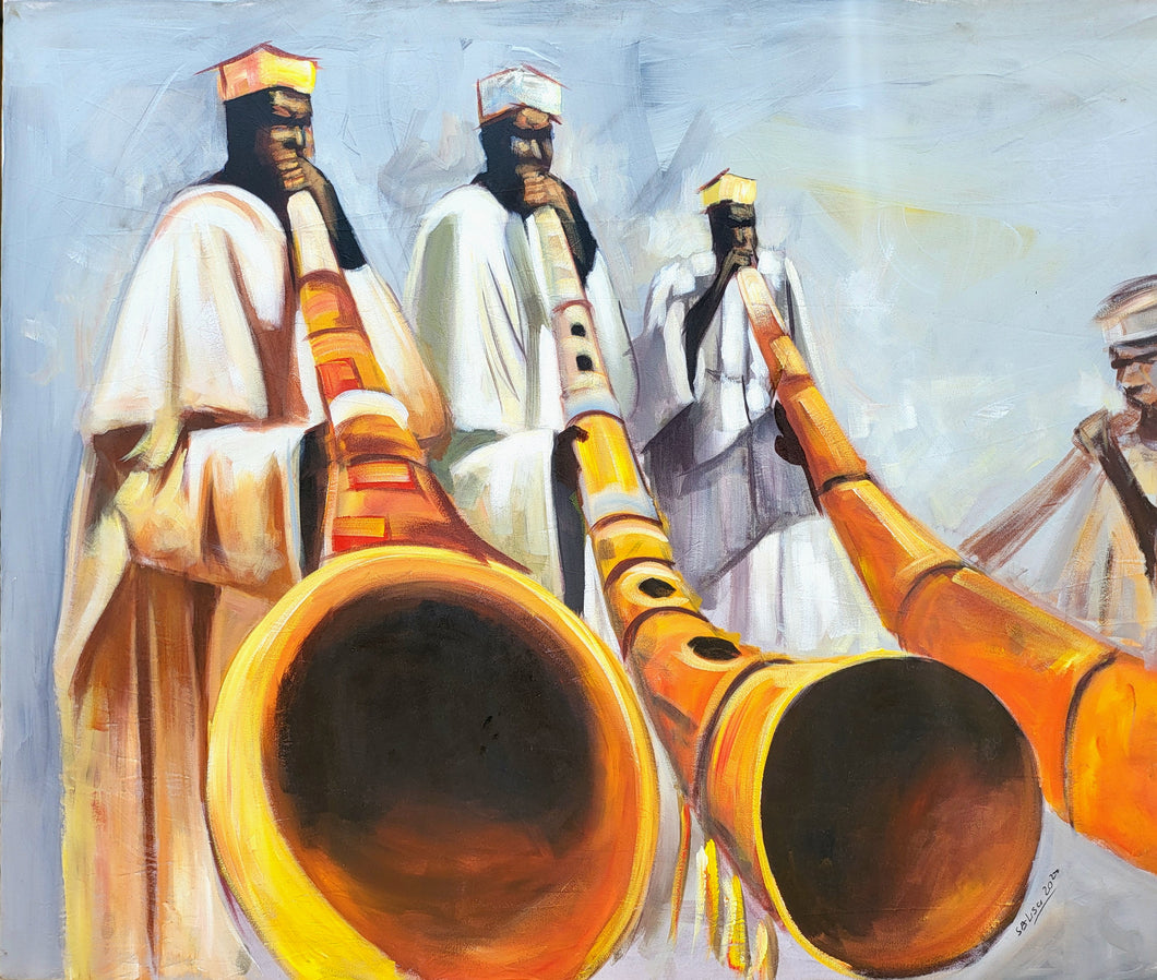 Kakaaki - African Painting (60 x 48 in)