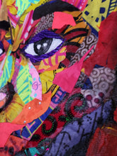 Load image into Gallery viewer, Arewa Woman - African Collage Painting (48 x 32 in)
