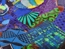 Load image into Gallery viewer, Omalicha 2 - African Fabric Collage (48 x 32 in)
