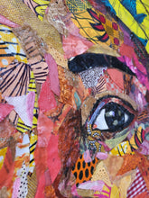 Load image into Gallery viewer, Adaeze - African Fabric Collage (48 x 32 in)
