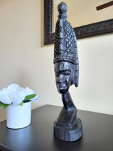 Load image into Gallery viewer, Benin Queen Mother - African Wood Sculpture
