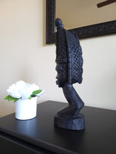 Load image into Gallery viewer, Benin Queen Mother - African Wood Sculpture
