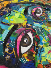Load image into Gallery viewer, Golibe - African Fabric Collage (48 x 61 in)
