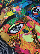 Load image into Gallery viewer, Omalicha 3 - African Fabric Collage (32 x 48 in)
