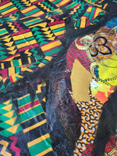 Load image into Gallery viewer, Omalicha 3 - African Fabric Collage (32 x 48 in)
