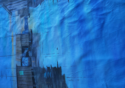 Makoko - African Painting (50 x 60 in)