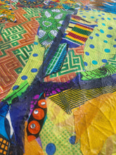 Load image into Gallery viewer, Omalicha 4 - African Fabric Collage (46 x 31)
