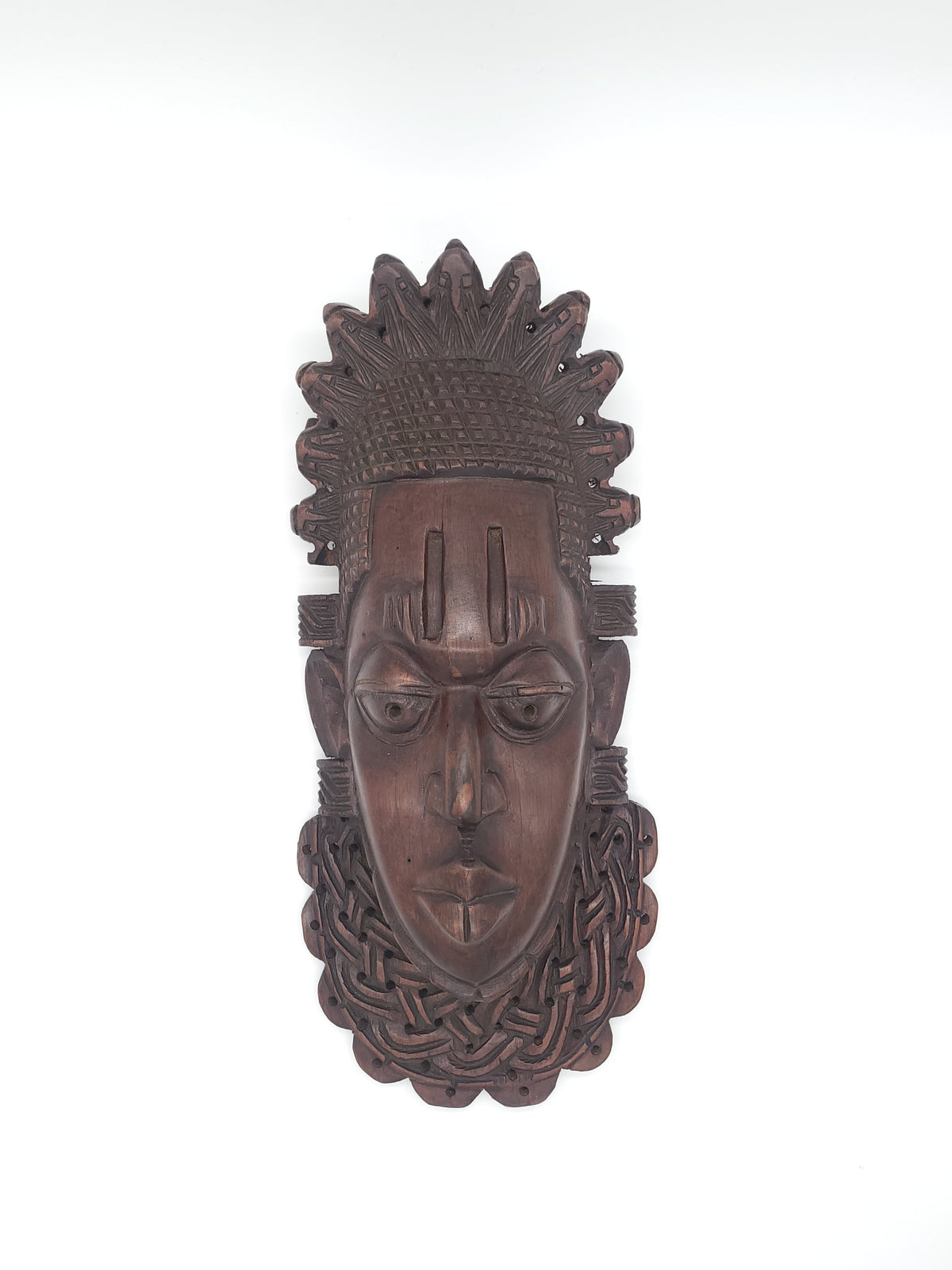 Benin King | Hand-carved African Wood Sculpture