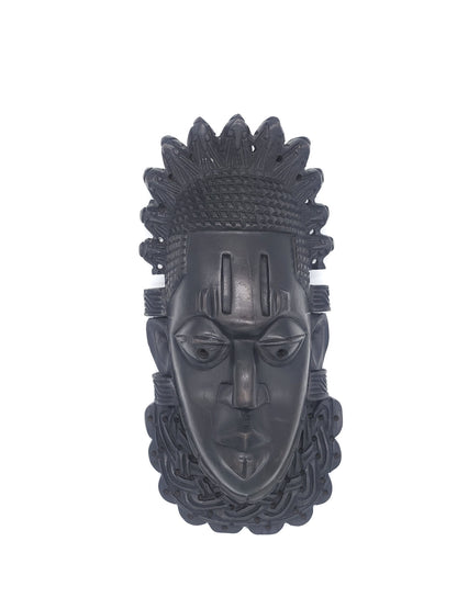 Benin King | Hand-carved African Wood Sculpture